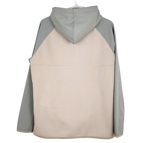 Barbour Men's Newfield Half-Zip Pullover Hoodie Top Fleece Grey Fleece Size M - Picture 7 of 12